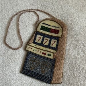 Beaded Novelty Crossbody Bag